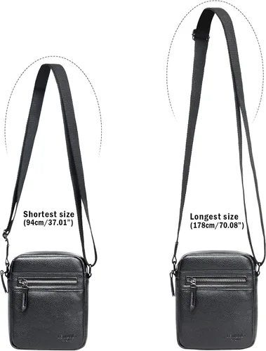 Vista 4 de LEMUVLT Bolso bandolera pequeño para hombre bolso de hombro para hombre bolso de cuero para mensajero regalo para hombre 836522