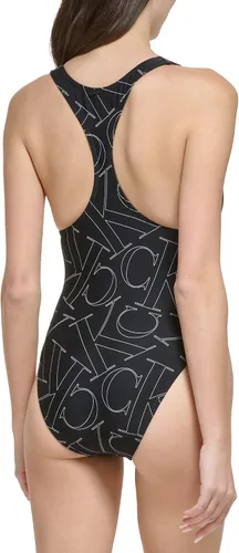 Vista 3 de Calvin Klein Traje de baño de una pieza con copas extraíbles de espalda cruzada