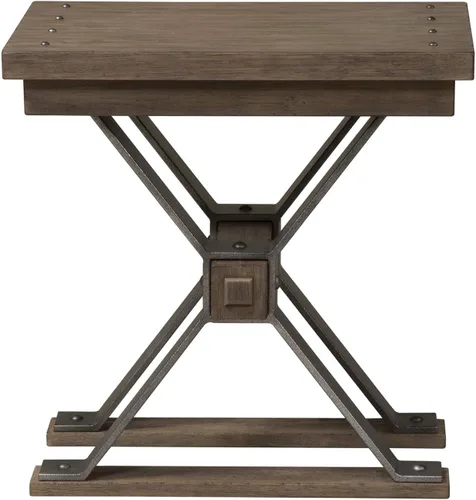 Vista 4 de LIBERTY FURNITURE INDUSTRIES, INC. Mesa auxiliar para silla de carretera Sonoma