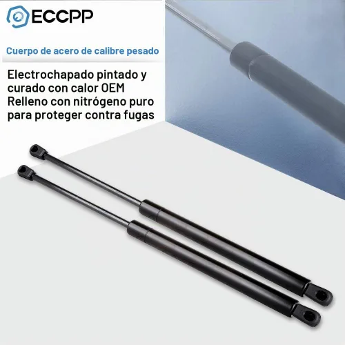 Vista 7 de ECCPP Paquete de 2 amortiguadores para puerta trasera con elevación, a gas, para Toyota, compatible con SG229013 4590.