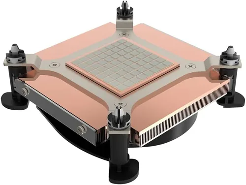 Vista 4 de Dynatron Q8 1U disipador de calor de cobre con aletas de skiving para LGA 1700 Socket