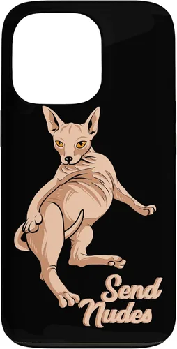 Vista 10 de Send Nudes - Nude Cat - Hairless Sphynx Cat Case for iPhone 17