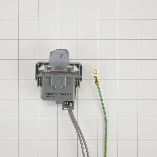 Vista 5 de Whirlpool 3949247V Conjunto de interruptor de tapa, 1, gris