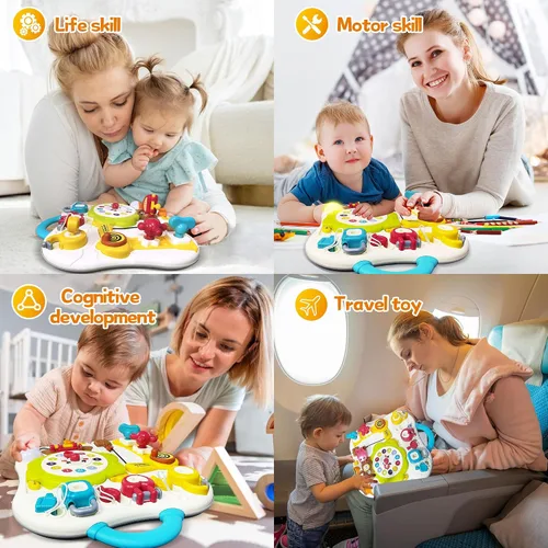 Vista 8 de Montessori - Tabla de actividades sensoriales para bebés de 1 a 3 años