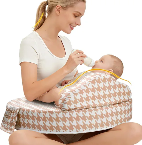 Vista 10 de Almohada de lactancia para lactancia materna, con valla de seguridad