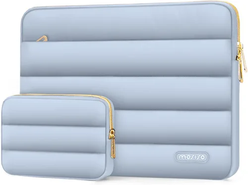 Vista 21 de MOSISO Funda para laptop de 13.3 pulgadas, 13-13.3 pulgadas funda de Marrón