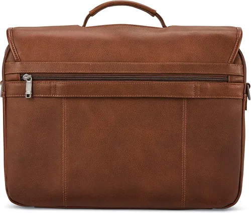 Vista 2 de Samsonite Flapover de cuero clásico, Solapa clásica de cuero