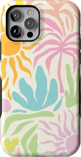 Vista 38 de Casely Funda para iPhone 12/12 Pro Funda de ondas metálicas negras y doradas con cobertura de 360 grados para tu teléfono, recortes precisos