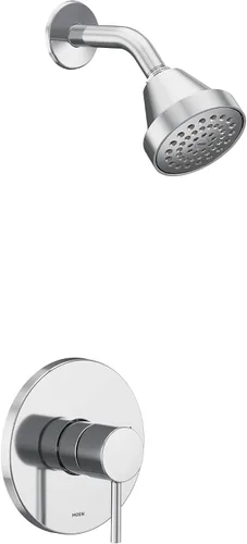 Vista 10 de Moen UT2192EPBG Align M-CORE 2-Series 1-Handle Kit de molduras de ducha con 1 mango, requiere válvula, oro cepillado