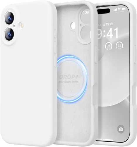 Vista 468 de LOVE 3000 Diseñada para Funda iPhone Air, Silicona Premium [Compatible con Magsafe][Forro de Microfibra Suave Anti-Rayones] Funda Protectora