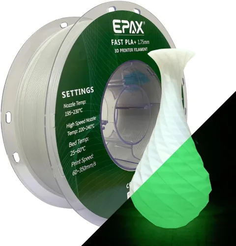 Vista 8 de EPAX High Speed PLA+ Filamento para Impresora 3D, Filamento de Impresión 3D de PLA Rápido, 1.75mm, Precisión Dimensional +/- 0.03 mm, Carrete de 1KG