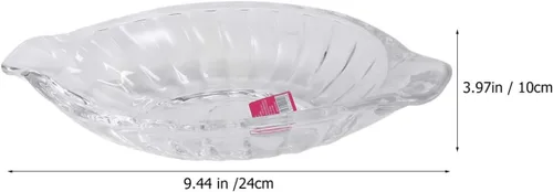 Vista 7 de Yardwe Crystal Postre Cuencos de postre de cristal con pies taza de postre de postre con forma de jarrones de yogur para servir cuencos de mezcla