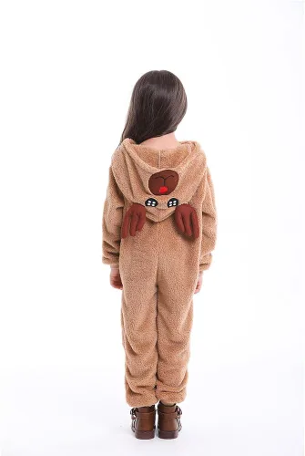 Vista 3 de yolsun Kids Onesie Santa Costume, Cute Christmas Costume Cosplay for Boys&Girls