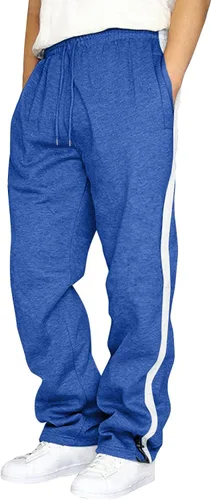 Vista 31 de Pantalones deportivos para hombre, pantalones de otoño e invierno y sólidos para hombres y hombres, cómodos con múltiples bolsillos