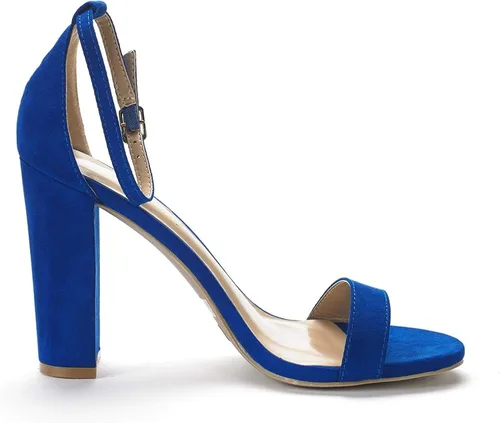 Vista 4 de DREAM PAIRS - Sandalias de tacón alto para mujer