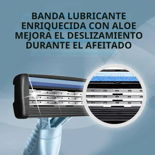 Vista 3 de BiC Flex 3 - Afeitadora desechable para hombre (4 unidades), paquete de de 3