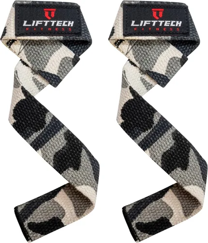 Vista 8 de Lift Tech Fitness Correas de levantamiento de pesas para hombres y mujeres – Correas de gimnasio de algodón para levantamiento de pesas, HIIT