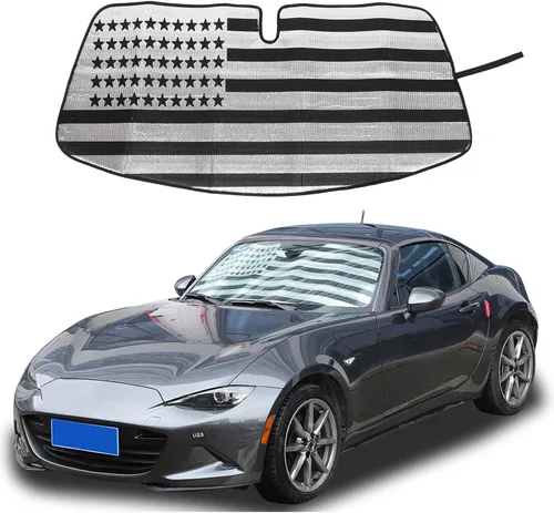 Vista 11 de Parasol para parabrisas original para Mazda MX-5 ND 2016 2017 2018 2019 2020 2021 2022 2023 protector reflectante para parabrisas de automóvil