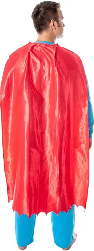 Vista 3 de DC Comics - Conjunto de pijama para hombre con capa desmontable