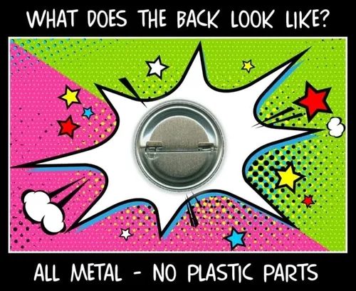 Vista 4 de Monster High Botones Pines, Metal, Sin gemas.