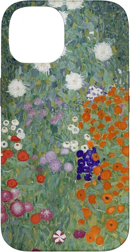 Vista 4 de Flower Garden Painting Klimt Art History Funda para iPhone 17