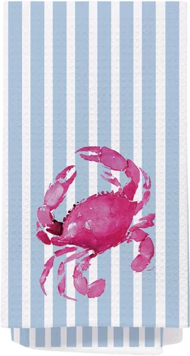 Vista 9 de SPBL&L Toallas de Cocina de Langosta - Decoración de Langosta, Toallas de Mano Náuticas para Baño, Toallas de Platos Costeras Náuticas de Playa