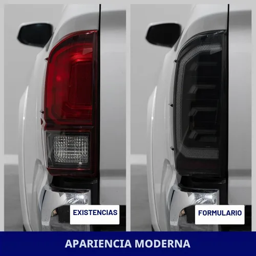 Vista 6 de Form Lighting Luces traseras LED secuenciales compatibles con Toyota, Tacoma 2016-2023, rojo (par)