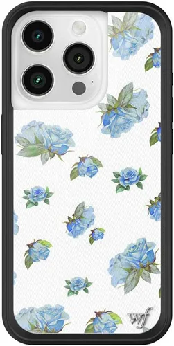 Vista 56 de Wildflower - Fundas compatibles con Apple iPhone 15 Pro Protector de goma negro, certificado de prueba de caída de 4 pies, propiedad de mujeres