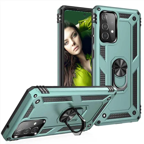 Vista 8 de Funda para Samsung Galaxy S20 [grado militar] [a prueba de polvo] [a prueba de golpes] cubierta de teléfono con soporte de soporte magnético de 360