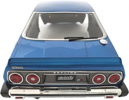 Vista 2 de Killerbody 1/10 RC Painted 1977 Skyline Hardtop 2000 GT-ES 7.677 in Touring Drift Carrocería (azul)