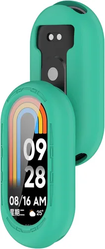 Vista 3 de Funda protectora para Mi Band 8, a prueba de golpes, resistente a los golpes, funda de parachoques para Xiaomi Mi Band 8 Activity Tracker Agua
