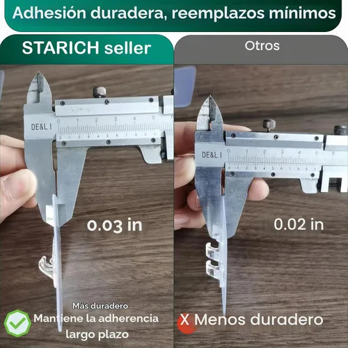 Vista 7 de Calcomanías adhesivas de repuesto para regadera, tiras de ventosa, gancho grande y fuerte para almacenamiento de baño, estantes transparentes