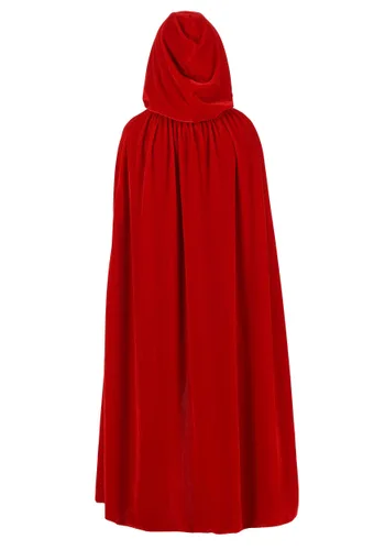 Vista 2 de Capa de Terciopelo Rojo para Niños Multicolor