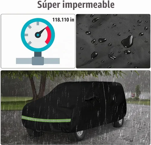 Vista 3 de Funda impermeable para automóvil compatible con Toyota 4Runner 1984-2002 de 2/4 puertas, accesorios de SUV, fundas clásicas para automóvil para todo