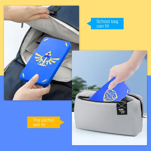Vista 7 de GLDRAM Game Card Case for Nintendo Switch 2NSLiteOLED, Soft Lining Game Case Storage with 24 Game Card Slots & 24 Micro SD Card Slots, Game