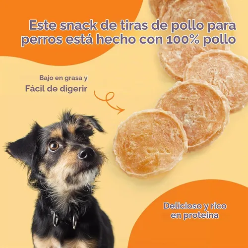 Vista 6 de Jungle Calling 32 unidades de golosinas de pollo con un solo ingrediente