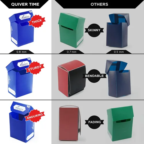 Vista 6 de Quiver Time Paquete de cartas coleccionables azules para cartas coleccionables y fundas para cartas, compatible con Magic: The Gathering Cards