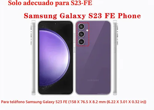 Vista 2 de ONOLA Funda para Samsung Galaxy S23 FE con protector de pantalla HD, resistente, a prueba de golpes y caídas, 3 capas, para Galaxy S23 FE de 6.4
