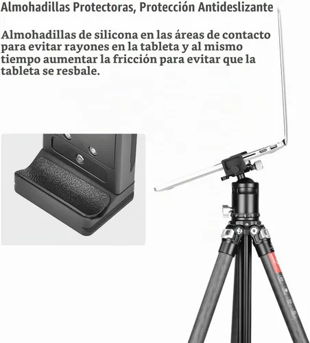 Vista 5 de SUNWAY PC-05 - Soporte universal para portátil Arca Swiss Trípode, soporte para laptop para MacBook Pro, soporte para tableta para almohadilla