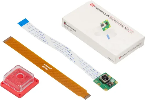 Vista 2 de Arducam para Raspberry Pi Cámara Módulo 3, 12MP IMX708 75 ° (D) Autofocus Pi Cámara V3 con estuche acrílico, cable FFC de 15-22 pines