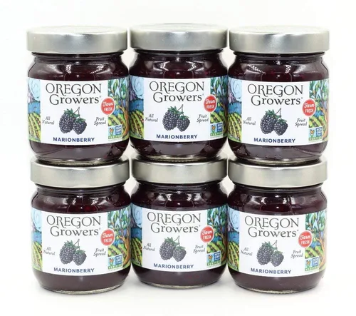 Vista 9 de Oregon Growers Marionberry Fruit Spread, 12 oz (paquete individual)