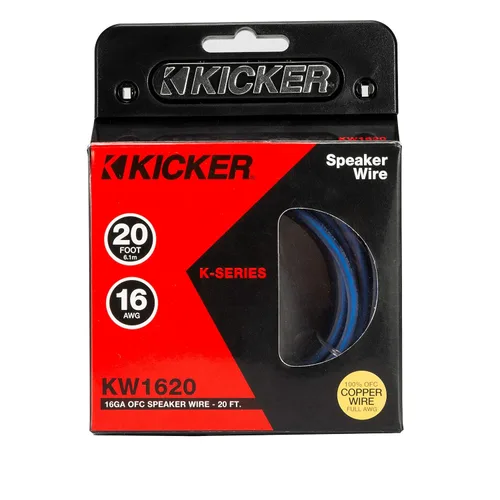Vista 3 de Kicker Cable de altavoz 46KW1620 Serie K 16AWG, 20 pies