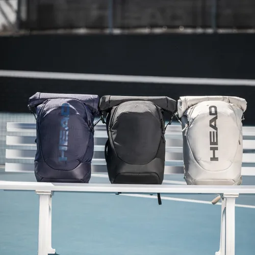 Vista 10 de HEAD Pro X Racqpack - Mochila de tenis con capacidad para 3 raquetas, compartimento de control climático CCT+, funda para laptop, diseño de tapa