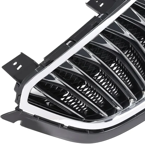 Vista 8 de CHEDA Parachoques delantero radiador brillante rejilla parrilla compatible con Buick Envision 2015 2016 2017