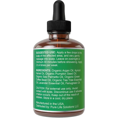 Vista 6 de Bloqueador de DHT para Mujeres, Hombres – Fortalece y Hidrata el Cabello Fino y Seco para un Cuero Cabelludo con Mejor Aspecto – Suero Vegano y Sin