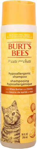 Vista 9 de Burt's Bees for Pets Champú hipoalergénico para gatos con manteca de karité y miel, fórmula suave para gatos de interior con piel seca o sensible