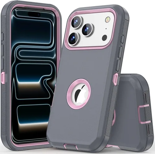 Vista 39 de COOYA Funda para iPhone Air de Protección Completa del Cuerpo contra Caídas, Funda Resistente a Prueba de Golpes de 3 Capas, Híbrida de Servicio