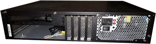 Vista 3 de SilverStone Technology Milo Series - Carcasa para centro de medios Micro-ATX de aluminio/acero, color negro (ML03B)