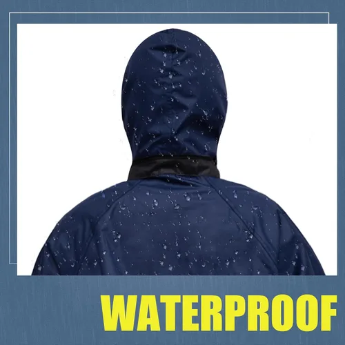 Vista 5 de RainRider Trajes impermeables y transpirables para hombres - Abrigo de lluvia Oxford duradero con pantalones