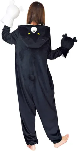 Vista 4 de Pexlaxy Kuma Kuma Kuma Bear Yuna - Conjunto de pijama para cosplay de Yuna Bear
